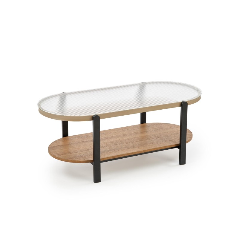 'KAMALA Coffee Table, Natural / Black' 'KAMALA Coffee Table, Natural / Black'
