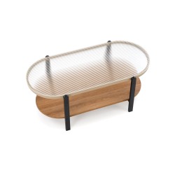 'KAMALA Coffee Table, Natural / Black' 'KAMALA Coffee Table, Natural / Black'