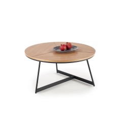 'KARIDA Natural Oak/Black Coffee Table'