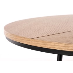 'KARIDA Natural Oak/Black Coffee Table' 'KARIDA Natural Oak/Black Coffee Table'