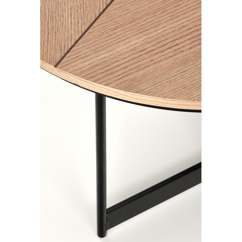 'KARIDA Natural Oak/Black Coffee Table' 'KARIDA Natural Oak/Black Coffee Table'