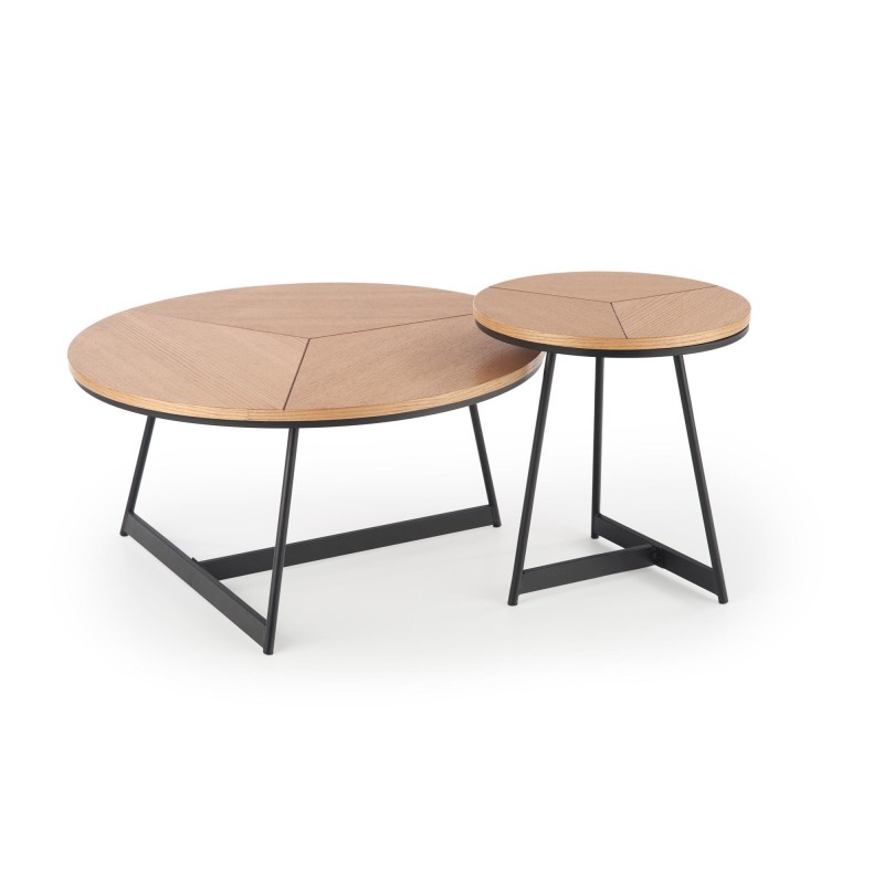 'KARIDA-S Natural Oak/Black Bench' 'KARIDA-S Natural Oak/Black Bench'