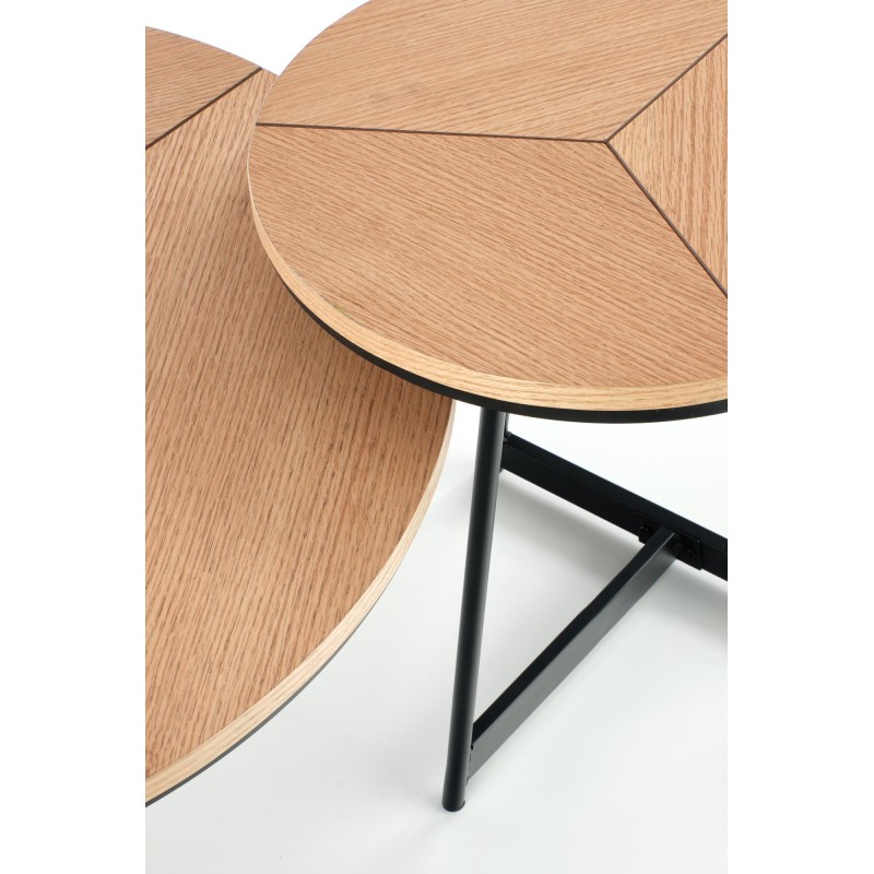 'KARIDA-S Natural Oak/Black Bench' 'KARIDA-S Natural Oak/Black Bench'