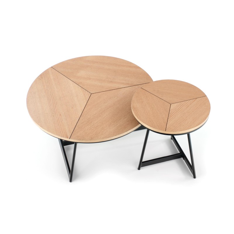 'KARIDA-S Natural Oak/Black Bench' 'KARIDA-S Natural Oak/Black Bench'