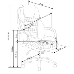 'KING Black Office Armchair' 'KING Black Office Armchair'