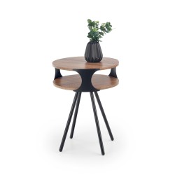 'KIRBY Black Coffee Table / Dark Sonoma Oak'