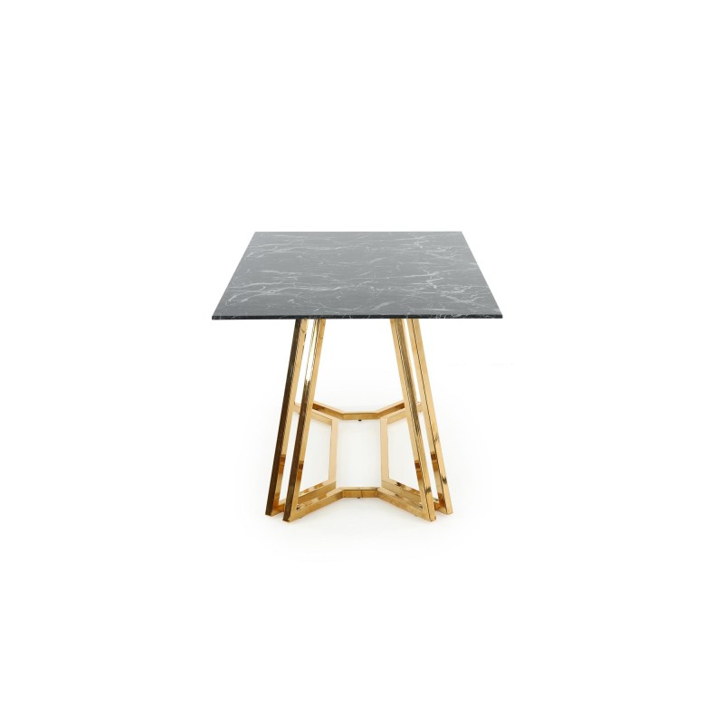 'KONAMI Table, Top - Black Marble, Legs - Gold' 'KONAMI Table, Top - Black Marble, Legs - Gold'