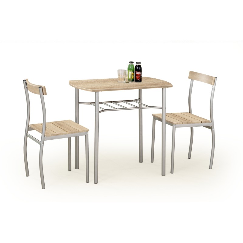 'LANCE Set: Table + 2 Chairs in Sonoma Oak' 'LANCE Set: Table + 2 Chairs in Sonoma Oak'