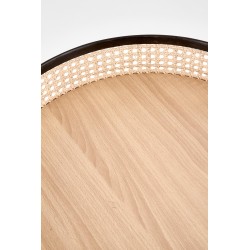 'LANIPA Black Bench / Natural Rattan' 'LANIPA Black Bench / Natural Rattan'