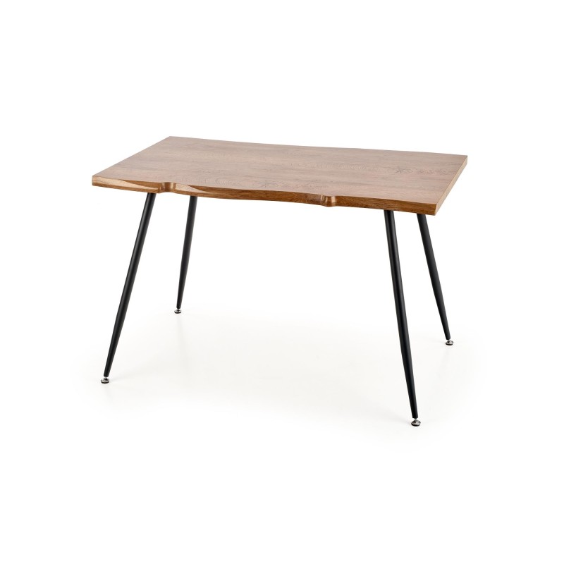 'LARSON Table, Top - Natural, Legs - Black' 'LARSON Table, Top - Natural, Legs - Black'