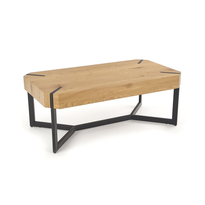'LAVIDA Golden Oak / Black Coffee Table' 'LAVIDA Golden Oak / Black Coffee Table'
