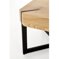 'LAVIDA Golden Oak / Black Coffee Table' 'LAVIDA Golden Oak / Black Coffee Table'