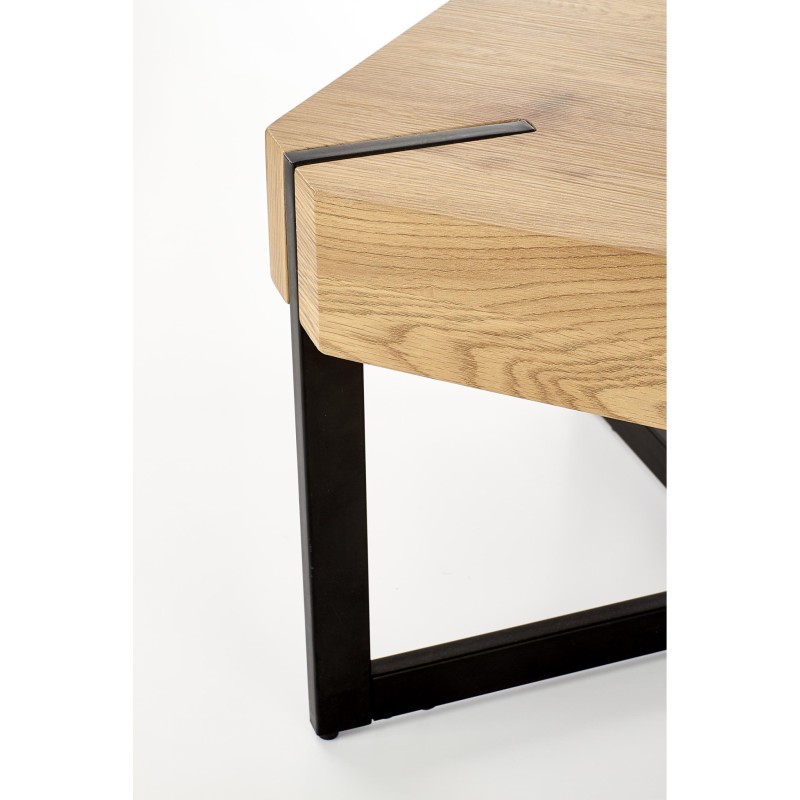 'LAVIDA Golden Oak / Black Coffee Table' 'LAVIDA Golden Oak / Black Coffee Table'