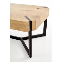 'LAVIDA Golden Oak / Black Coffee Table' 'LAVIDA Golden Oak / Black Coffee Table'