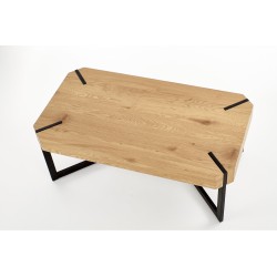 'LAVIDA Golden Oak / Black Coffee Table' 'LAVIDA Golden Oak / Black Coffee Table'