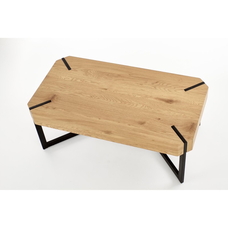 'LAVIDA Golden Oak / Black Coffee Table' 'LAVIDA Golden Oak / Black Coffee Table'