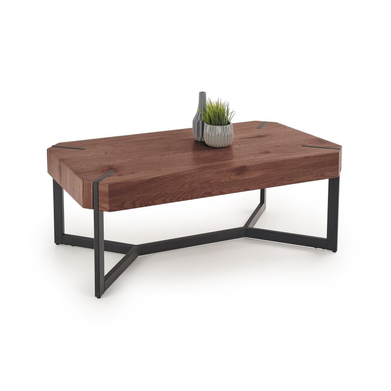 'LAVIDA Walnut / Black Coffee Table' 'LAVIDA Walnut / Black Coffee Table'
