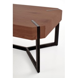 'LAVIDA Walnut / Black Coffee Table' 'LAVIDA Walnut / Black Coffee Table'