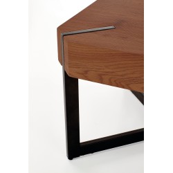 'LAVIDA Walnut / Black Coffee Table' 'LAVIDA Walnut / Black Coffee Table'
