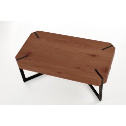 'LAVIDA Walnut / Black Coffee Table' 'LAVIDA Walnut / Black Coffee Table'