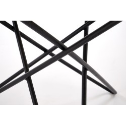 'LEILA 2 Coffee Table, White Marble / Black' 'LEILA 2 Coffee Table, White Marble / Black'