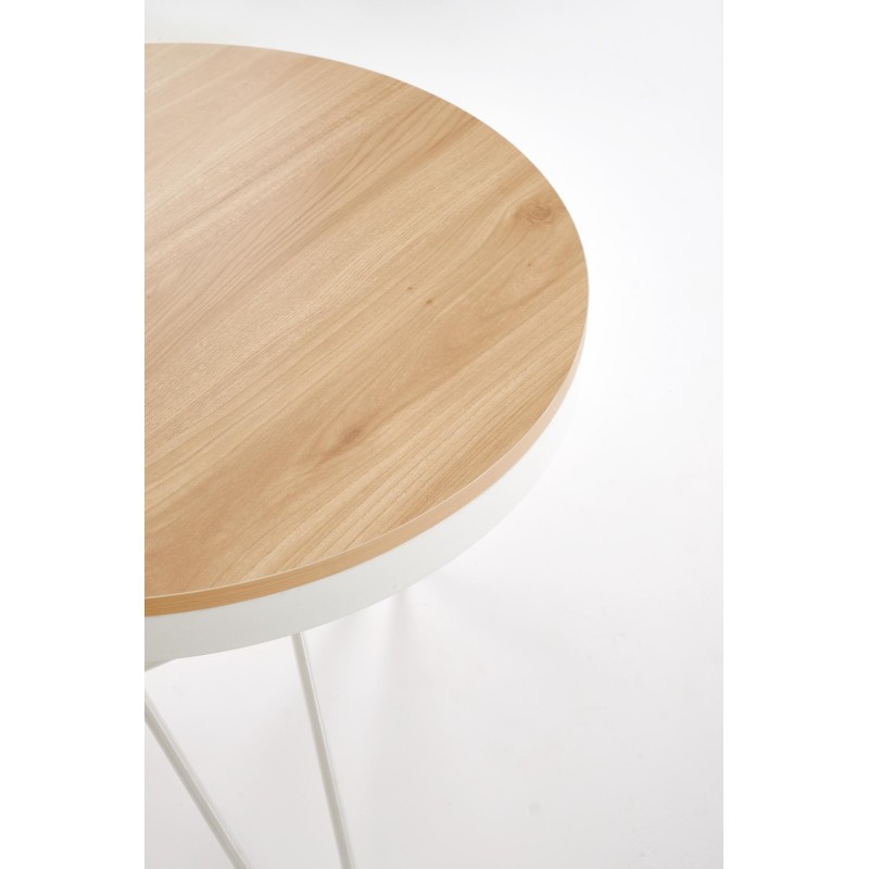 'LEILA Coffee Table, Natural / White' 'LEILA Coffee Table, Natural / White'