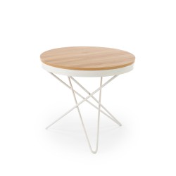 'LEILA Coffee Table, Natural / White' 'LEILA Coffee Table, Natural / White'