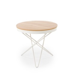 'LEILA Coffee Table, Natural / White' 'LEILA Coffee Table, Natural / White'