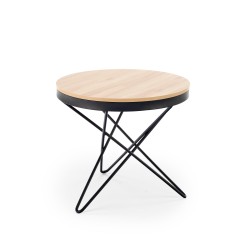 'LEILA Coffee Table, Natural / Black' 'LEILA Coffee Table, Natural / Black'