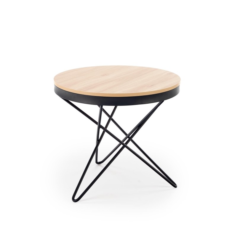 'LEILA Coffee Table, Natural / Black' 'LEILA Coffee Table, Natural / Black'