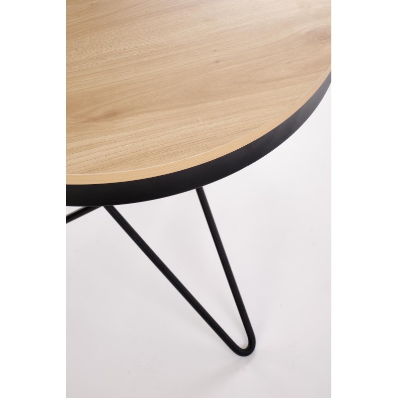 'LEILA Coffee Table, Natural / Black' 'LEILA Coffee Table, Natural / Black'