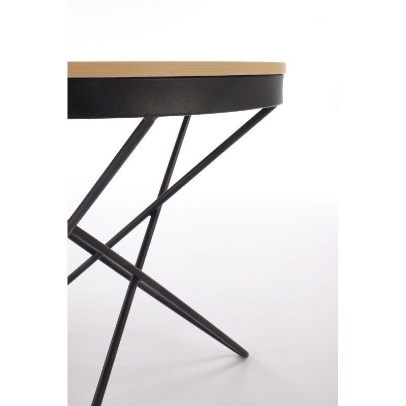 'LEILA Coffee Table, Natural / Black' 'LEILA Coffee Table, Natural / Black'
