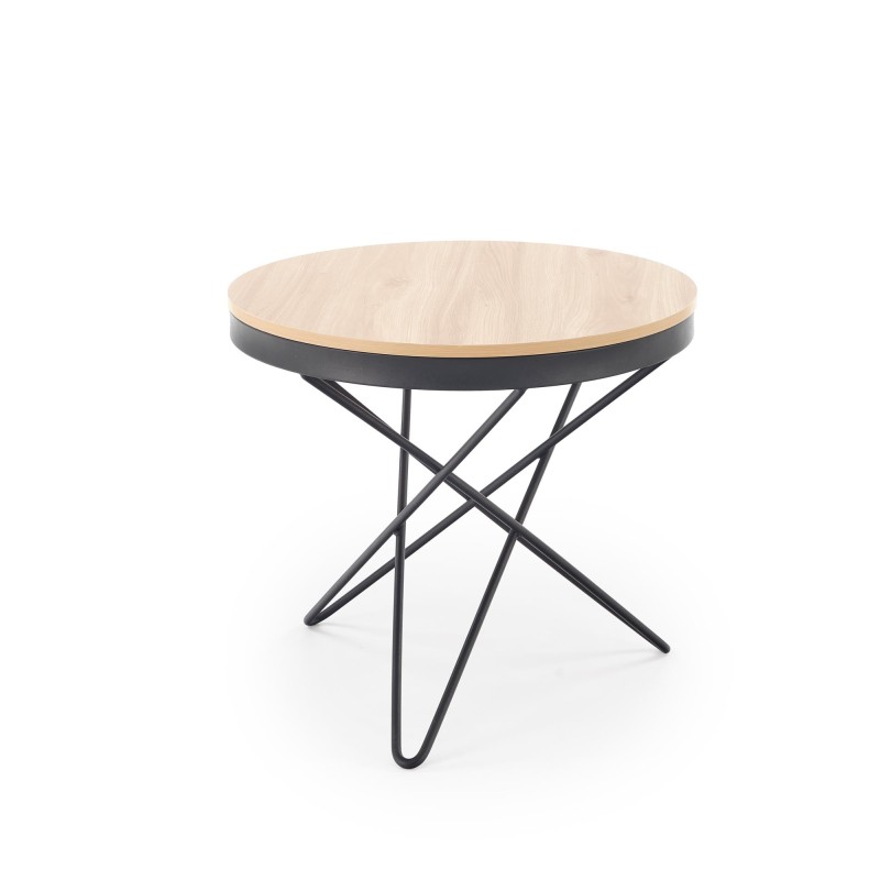 'LEILA Coffee Table, Natural / Black' 'LEILA Coffee Table, Natural / Black'