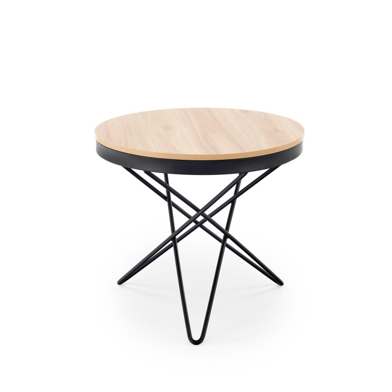 'LEILA Coffee Table, Natural / Black' 'LEILA Coffee Table, Natural / Black'