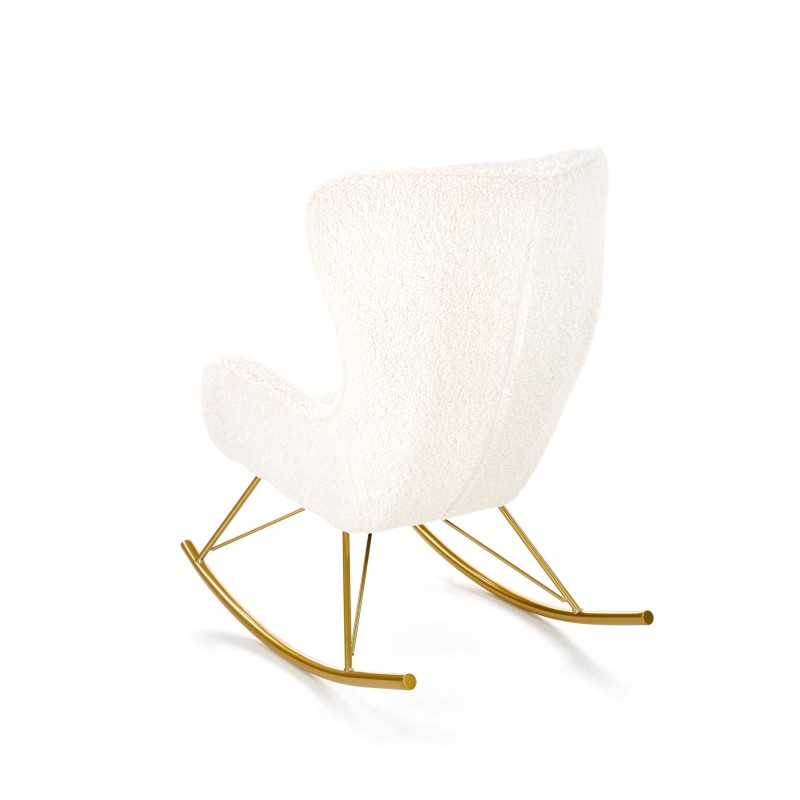 'LIBERTO Cream/Gold Relaxation Armchair' 'LIBERTO Cream/Gold Relaxation Armchair'