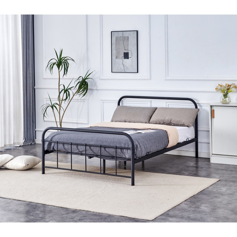 'LINDA 140 Black Bed'