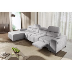 Verona XII Mix Ecksofa mit Schlaffunktion Samt, Vena 3 - Eleganz und Komfort in einem Möbelstück.