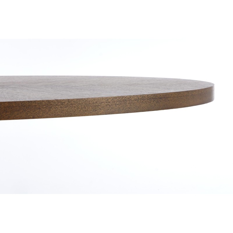 'LOCARNO Table, Walnut Top, Black Leg' 'LOCARNO Table, Walnut Top, Black Leg'