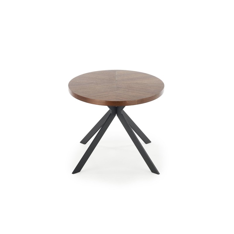 'LOCARNO Table, Walnut Top, Black Leg' 'LOCARNO Table, Walnut Top, Black Leg'