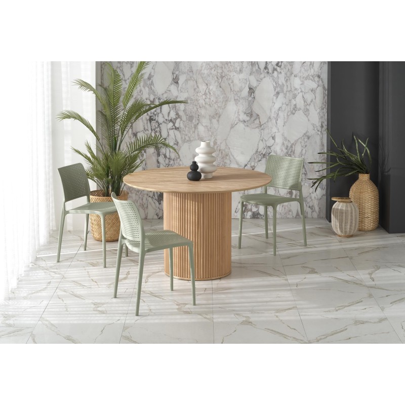 'LOPEZ Round Table, Natural Oak' 'LOPEZ Round Table, Natural Oak'