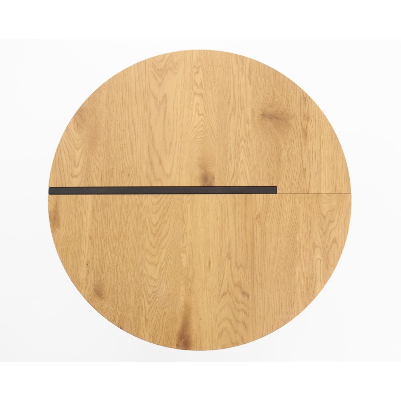 'LUANA Coffee Table Frame - Black, Top - Golden Oak' 'LUANA Coffee Table Frame - Black, Top - Golden Oak'