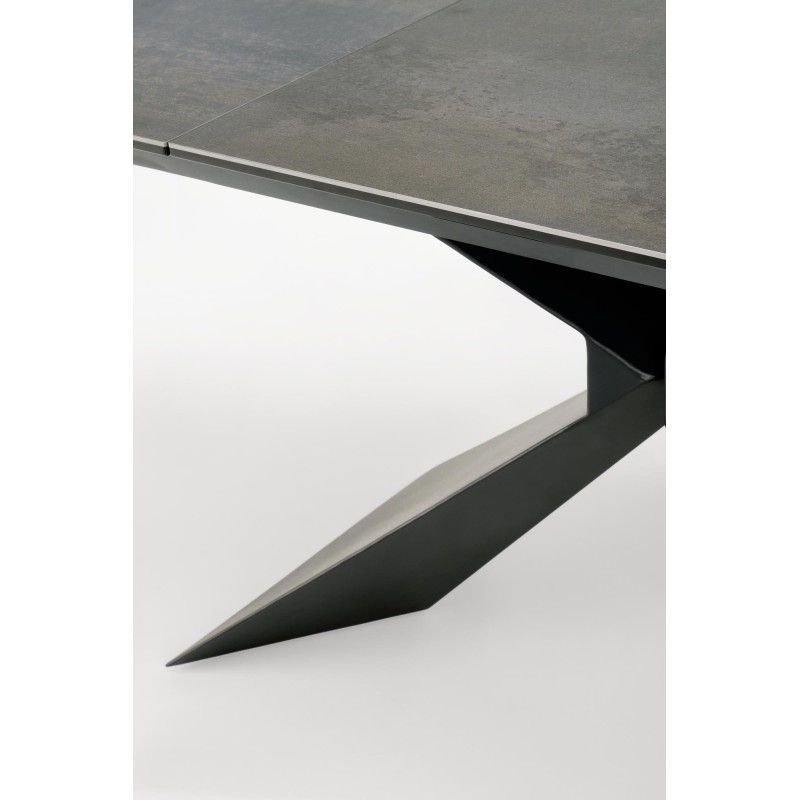 'LUCIANO Extendable Table, Top: Blue Marble' 'LUCIANO Extendable Table, Top: Blue Marble'