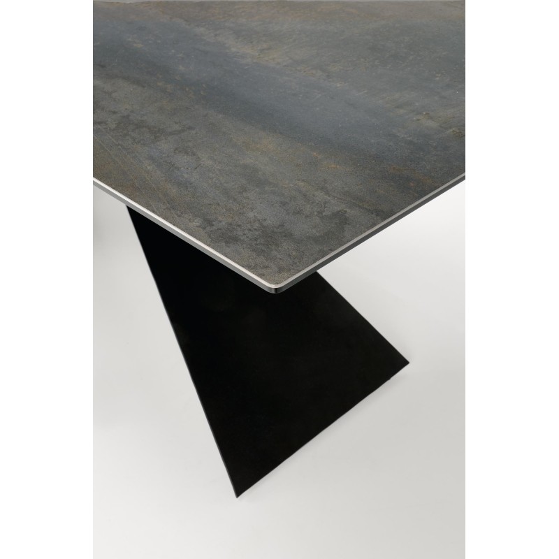 'LUCIANO Extendable Table, Top: Blue Marble' 'LUCIANO Extendable Table, Top: Blue Marble'