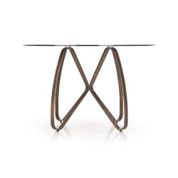 'LUNGO Antique Gold / Brown Table' 'LUNGO Antique Gold / Brown Table'