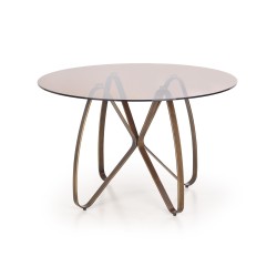 'LUNGO Antique Gold / Brown Table' 'LUNGO Antique Gold / Brown Table'