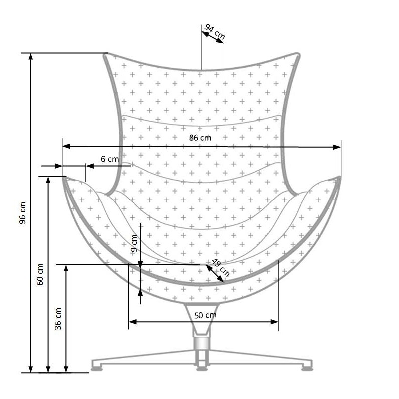 'LUXOR Relaxation Chair in Dark Brown' 'LUXOR Relaxation Chair in Dark Brown'