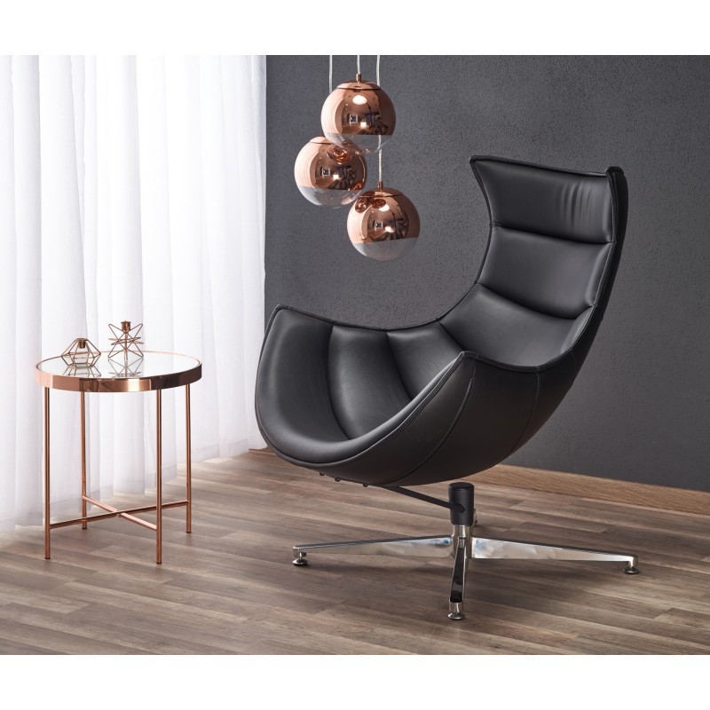 'LUXOR Black Relaxation Armchair' 'LUXOR Black Relaxation Armchair'