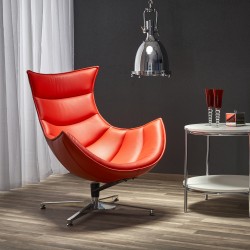 'LUXOR Red Relaxation Armchair'