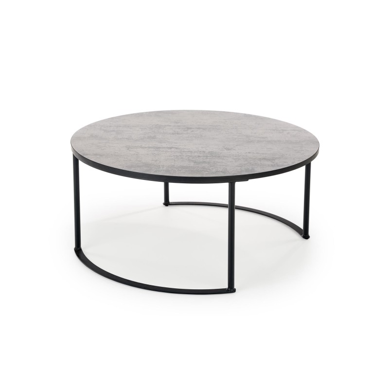 'MACAO Coffee Table, Ash Grey / Black' 'MACAO Coffee Table, Ash Grey / Black'