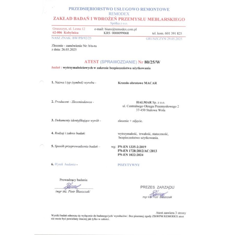 MACAR fotel gabinetowy, czarny MACAR fotel gabinetowy, czarny